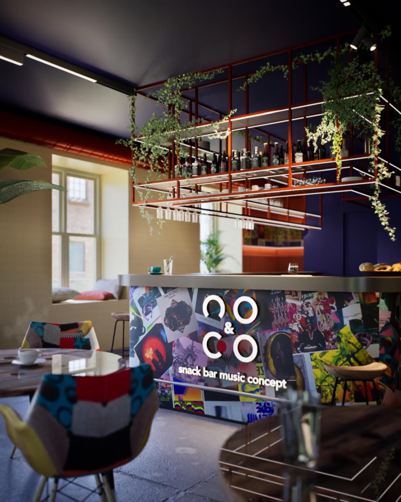 No & Co Snack Bar Music Concept